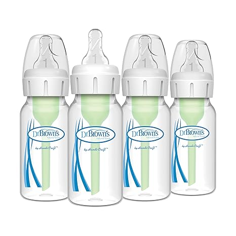 Natural Flow Anti-Colic Options+ Narrow Baby Bottle