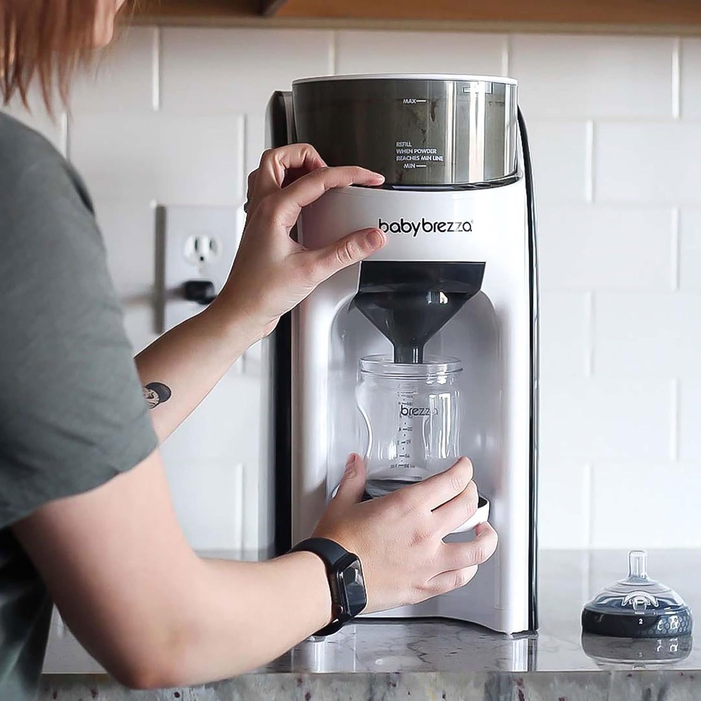 Baby Formula Dispenser Machine – New & Improved, Automatically Mixes Warm Formula Bottles Instantly with Automatic Powder Blending 🍼⚡