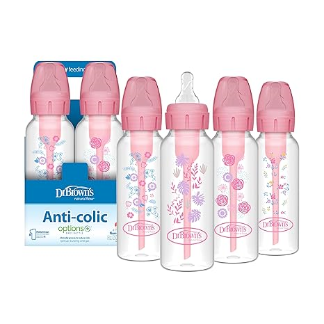 Natural Flow Anti-Colic Options+ Narrow Baby Bottle