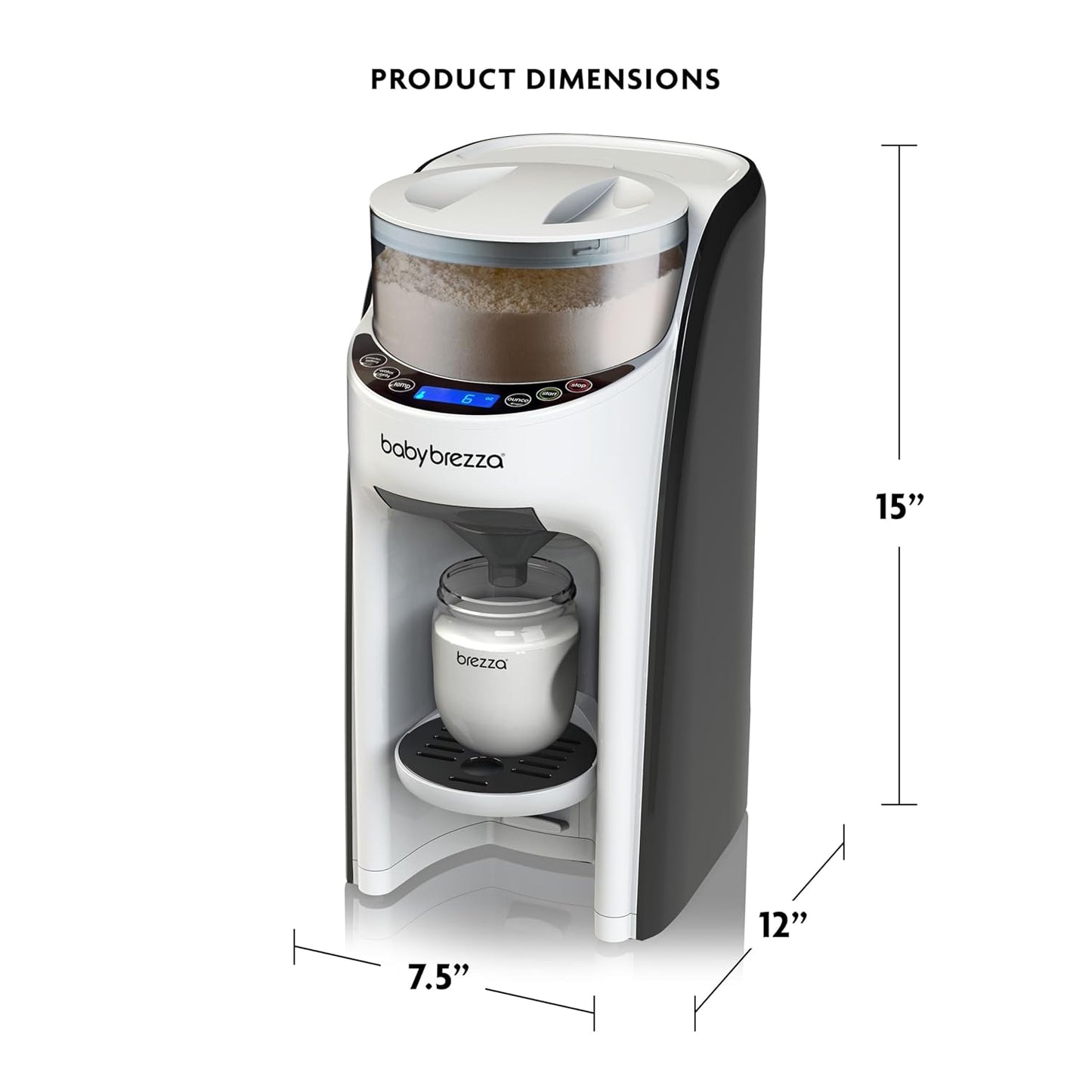 Baby Formula Dispenser Machine – New & Improved, Automatically Mixes Warm Formula Bottles Instantly with Automatic Powder Blending 🍼⚡