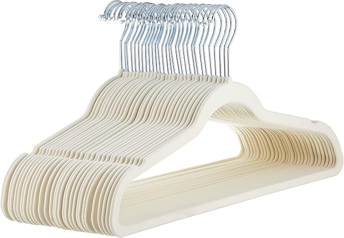 Velvet, Non-Slip Suit Clothes Hangers Pack of 20