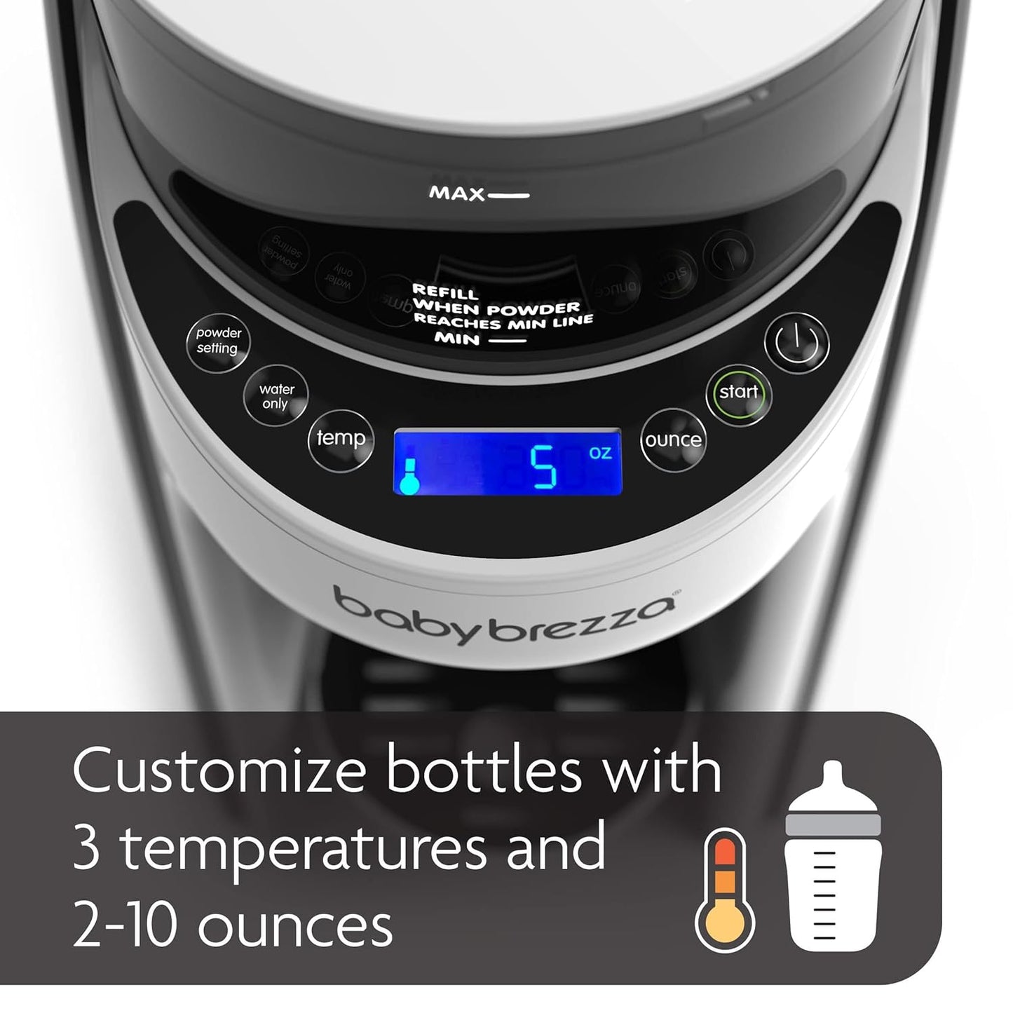 Baby Formula Dispenser Machine – New & Improved, Automatically Mixes Warm Formula Bottles Instantly with Automatic Powder Blending 🍼⚡