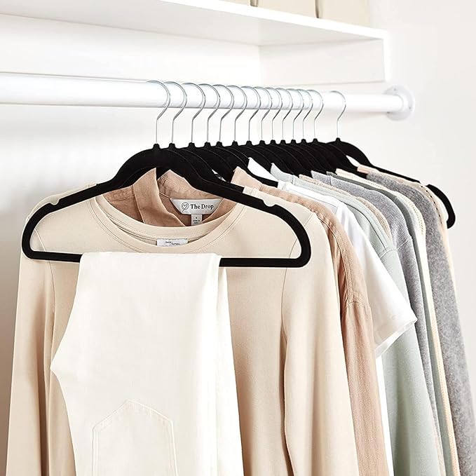 Velvet, Non-Slip Suit Clothes Hangers Pack of 20