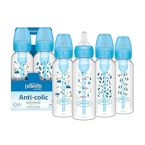 Natural Flow Anti-Colic Options+ Narrow Baby Bottle